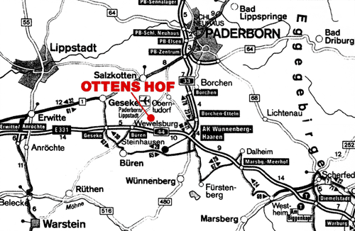 Wegbeschreibung Ottens Hof